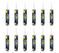 OB1 Multi-Surface Construction Sealant and Adhesive White Pack of 12