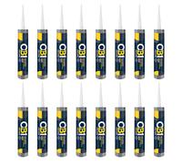 Unicrimp OB1SCS290W OB1 Multi-Surface Construction Sealant & Adhesive White 290ml (16 Pack)