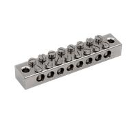Unicrimp QBTB8 8 Way Earth Terminal Block - Brass