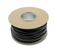 Unicrimp QES4BK 100M x 4mm PVC Earth Sleeving - Black