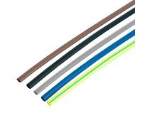 Unicrimp QHS4MP225 4.8mm x 225mm Multi-Colour Heat Shrink Pack