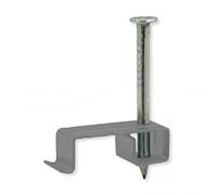 UNICRIMP QMC6 4-6MM FIRESAFE METAL TWIN & EARTH CABLE CLIPS(PER100)