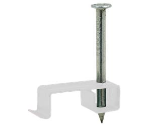 Unicrimp QMC6WH 4-6mm² Metal LSF T&E White Cable Clips (Pack 100)