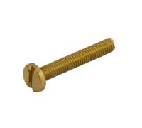 Unicrimp QMS4-35B M4x35mm Pozi Panhead Brass Machine Screw (Sold in 1's)