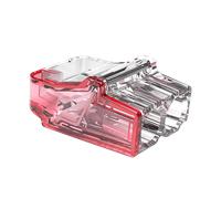 Unicrimp QP2242R2 24A 450V 2 Port Push-In Wire Connector Red (Pack 100)