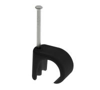 Unicrimp QRC1B 2-3mm Black Round Clips (Pack 100)