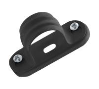 Unicrimp QSBS20B 20mm Metal Saddle Bar Spacer Black (Pack 10)