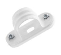 Unicrimp QSBS20W 20mm Metal Saddle Bar Spacer White (Pack 10)