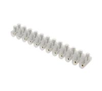 Unicrimp QTB15 15A 12 Way Terminal Block Strip - Clear (Sold in 1's)