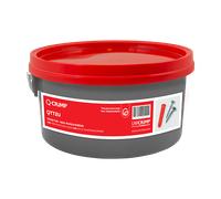 Unicrimp QTT2U Trade Tub - 400 x Red Plastic Wall Plugs & 400 x 8 x 1.5” Countersunk Screws