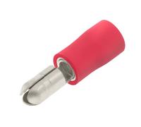 UniCrimp Red Male Auto Bullet Terminal 4mm (Pack of 100) - QRAB4M