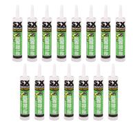 Unicrimp SXMSGGA290W SX Mighty Strength Grip & Grab Adhesive Cartridge 290ml (15 Pack)
