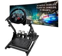 Unicview Steering Wheel Holder for Logitech G29 G920 G923 Includes Gearbox Stand, Thrustmaster T150 T500 T300 TX TH8A, PS4 PS5, Xbox Fanatec Clubsport, Fully Adjustable, Foldable