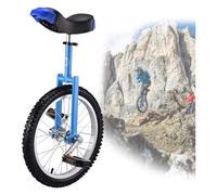 Unicycle， 18 Inch Unicycles for Adults, Non-Slip Wheels Mountain Tires Riding Self-Balance Exercise Balance Bike(Blue)
