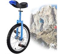 unicycle, 18 Inch Unicycles for Adults, Non-Slip Wheels Unicycle, Mountain Tires Riding Self-Balance Exercise Balance Bike Outdoor Sports Fitness(Blue)