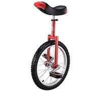 unicycle, 18 Inch Unicycles for Adults, Non-Slip Wheels Unicycle, Mountain Tires Riding Self-Balance Exercise Balance Bike Outdoor Sports Fitness(Red)