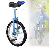 unicycle, 18 Inch Wheel Unicycle for Kids, Non-Slip Wheels , Mountain Tires Riding Self-Balance Exercise Balance Bike Outdoor Sports Fitness(Blue)