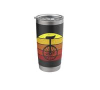 Unicycle Retro Circle Vintage Cycling Balancing Unicycle Stainless Steel Insulated Tumbler