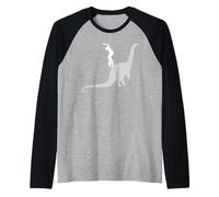 Unicycle Unicyclist Cycling Bicycle Dinosaurs Unicycle Raglan Baseball Tee