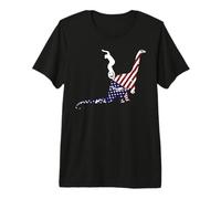 Unicycle Unicyclist Cycling Bicycle Dinosaurs USA Unicycle Premium T-Shirt