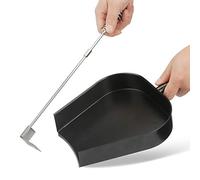 Unidanho Ash Pan Big Green Egg, Stainless Steel Ash Tool Kit Ash Tool Poker Rake Set for Large Big Green Egg, Kamado Joe, Charcoal Smoker Wood Burning Stove