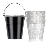 Unidanho Grease Bucket for Traeger Pit Boss Camp Chef Oklahoma Joe Rec Tec Pitboss Replacement Bucket with 20 Aluminum Liners for Smoker Drip Tray BBQ Accessories