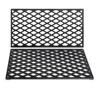 Unidanho Grill Grates for Traeger 22 Series Pro 575 Lil Tex Elite Pro BBQ070 Cast Iron Cooking Sear Grate Bottom Grid Rack BBQ Replacement Parts BAC366 Wood Pellet Smoker Accessories