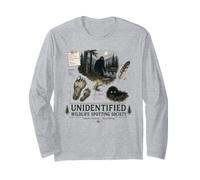 Unidentified Wildlife Spotting Society Bigfoot Hiking Long Sleeve T-Shirt