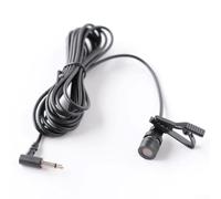 Unidirectional 3.5 Mm Car Ceiling Microphone for Clarion For Kenwood For Pioneer Navigation Players - 300 Cm Cable Electret Condenser Low Impedance