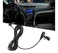 Unidirectional 3.5mm Car Ceiling Microphone for Clarion, for Kenwood, for Pioneer & Navigation Player Head Units - 300cm Ca