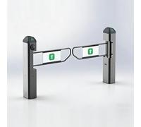Unidirectional Auto Opening Swing Gate - Electric Radar Sensor Turnstile, Ideal for Supermarkets, Bookshops, Cinemas & Leisure Centres, with Sl luminium Finish