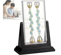 Unidirectional Flow Hourglass, Fluid Phenomena STEM Learning Kit, 137.5° Golden Bifurcation Angle,Anti-Backflow Physics Science Kit