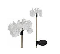 Unido Box Tractor Solar Garden Stake Light LED Color-Changing, Set of 2