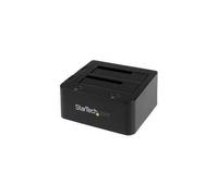 StarTech.com Dual-Bay USB 3.0 to SATA and IDE Hard Drive Docking Station, USB Hard Drive Dock, External 2.5/3.5" SATA I/II/III and IDE (40 pin) SSD/HDD Docking Station, Hot-Swap Hard Drive Bays, Top-Loading