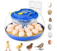 UniEgg 18H Expert Fully Automatic Incubator 18 to 40 Eggs - Fully Automated Incubation Process - Includes Water Bottles - Automatic Turning System - Suitable for Various Eggs