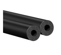 UNIFAMILY Pipe Insulation Foam Tube, 2PCS 3.3FT 15mm Pipe Insulation, Black Foam Pipe Insulation Hollow Pipe Cover for Pull-up Bar Handle/Roof Rack/AC Unit/Guitar Stand