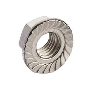 Unifix A2-304 Serrated Flange Nuts M8 x 1.25 Q206923S00800000000 in Silver Unifix Silver