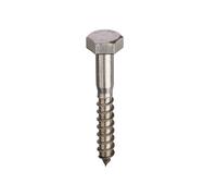 Unifix A2-304 St/St Coach Screws M8 x 60 - Box of 100 in Silver Unifix Silver