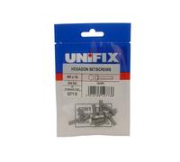 Unifix A2-304 St/st Hexagon Setscrews Din 933 - M10 X 100 - Ubssmhs10 100