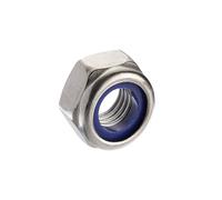 Unifix A4-316 St/St Nylon Insert Nuts M6 x 1.00 in Silver Unifix Silver