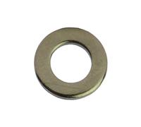 Unifix Brass Form A Washers DIN 125A Nickel Plated M4 (4.3) - Box of 250 in Silver Unifix Silver
