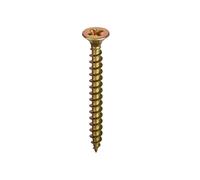 Unifix Chippy Woodscrews 4.5 x 35mm - Box of 200 in Gold Unifix Gold