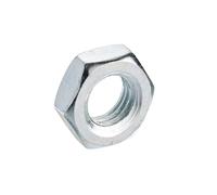 Unifix Class 4 Lock Nuts DIN 439B BZP M6 x 1.00 in Silver Unifix Silver