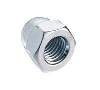 Unifix Class 6 Dome Nuts BZP DIN 1587 M8 x 1.25 in Silver Unifix Silver