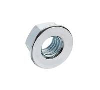 Unifix Class 6 Flange Nuts DIN 6923 BZP M6 x 1.00 in Silver Unifix Silver