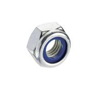 Unifix Class 6 Nylon Insert Nuts T Type DIN 985 BZP M14 x 2.00 in Silver Unifix Silver