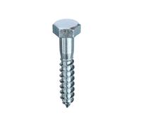 Unifix Coach Screws Hexagon Head DIN 571 BZP CE - M8 x 55 - Box of 100 in Silver Unifix Silver