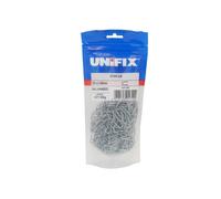 Unifix Galv Staples 30 x 3.55mm - Box of 5 in Silver Unifix Silver