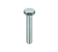Unifix Grade 10.9 High Tensile Hexagon Setscrews DIN 933 Bright Zinc Plated - M20 x 80 (Box of 25)