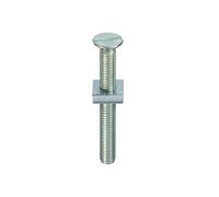 Unifix Grade 4.8 Csk Head Gutter Bolts M6 x 30 in Silver Unifix Silver